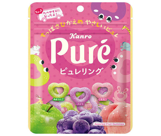 Kanro Pure Ring 63g x 6 bags [shipped in Japan]