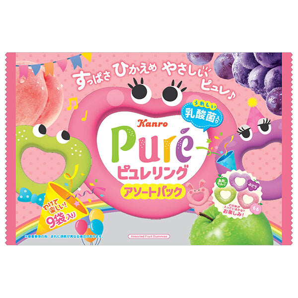 Kanro Pureing Assortment Pack, 92g x 16 bags [Ships from Japan] 