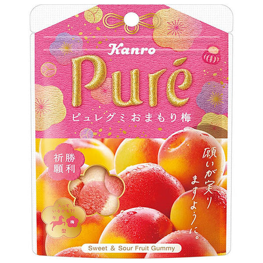 Kanro Pure Gummy Charm Plum Blossoms, 52g x 6 bags [Ships from Japan] 