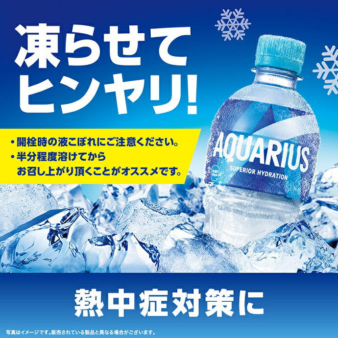 Coca-Cola Aquarius 500ml plastic bottle x 24 bottles [shipped in Japan]