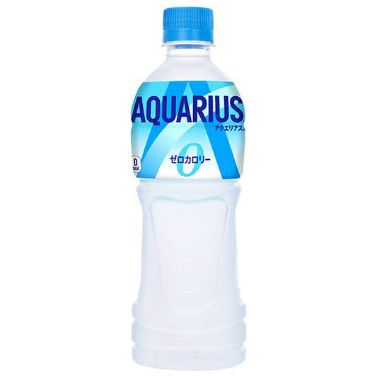 Coca-Cola Aquarius Zero 500ml PET Bottles x 24 [Ships from Japan] 