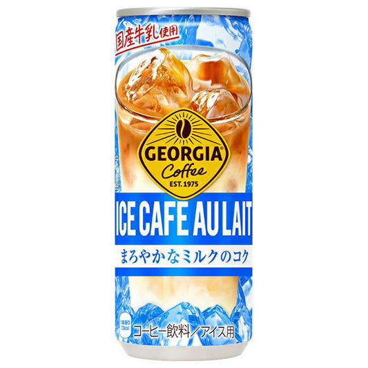 Coca-Cola Georgia Ice Cafe au lait 243g can x 30 pieces [Shipped in Japan]