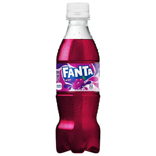 Coca-Cola Fanta Grape 350ml PET Bottles x 24 [Ships from Japan] 
