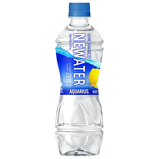 Coca-Cola Aquarius NEWATER 500ml plastic bottle x 24 bottles [shipped in Japan]