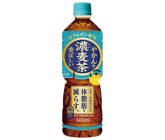 Coca-Cola Kettle Komugicha from Sokenbicha, 600ml PET Bottles x 24 [Ships from Japan] 