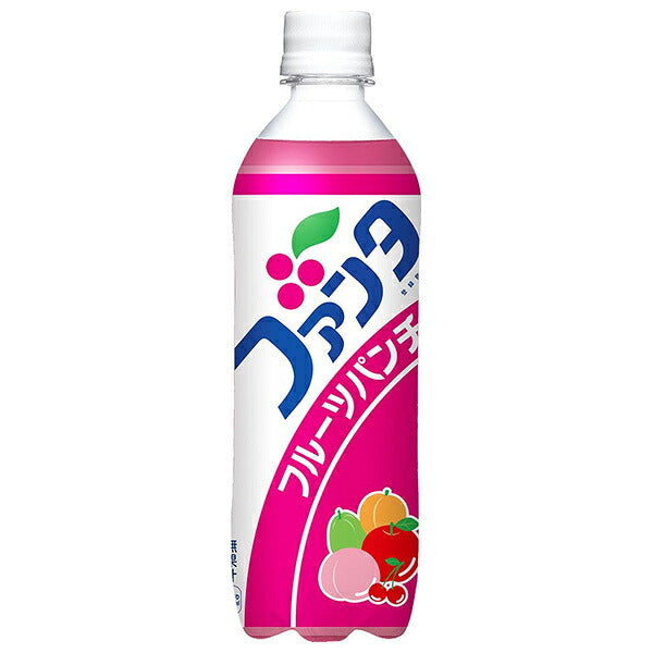 コカコーラ ファンタ フルーツパンチ 復刻版デザイン 490mlペットボトル×24本入【日本出荷】