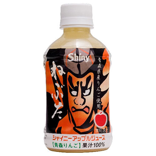 Aomori Prefecture Apple Juice, Nebuta, 280ml PET Bottles x 24 [Ships from Japan] 