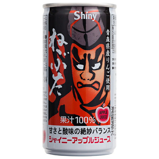 Aomori Prefecture Apple Juice Shiny Nebuta 190g Can x 30 Cans [Ships from Japan] 