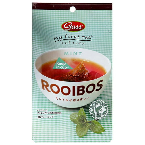 Gass Mint Rooibos Tea 1.8g x 30 bags x 24 pieces [Shipped in Japan]