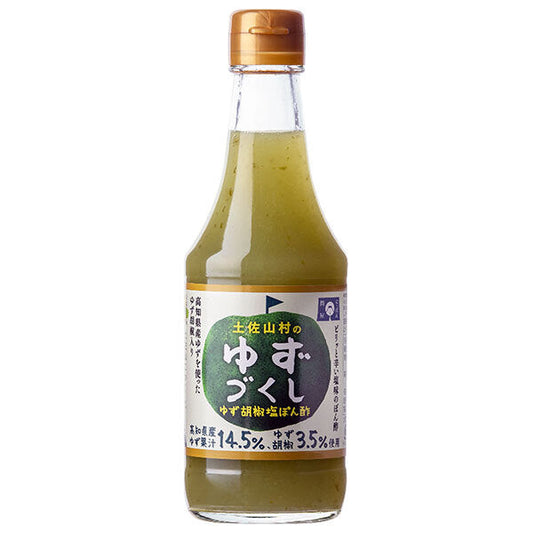 Asahi Fresh Tosayamamura Yuzu Yuzu Pepper Salt Ponzu 335g Bottle x 10 Bottles [Ships from Japan] 