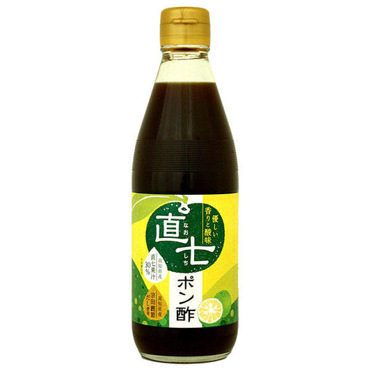 Asahi Fresh Naoshichi Ponzu from Kochi Prefecture, 360ml bottle x 10 bottles [Ships from Japan] 
