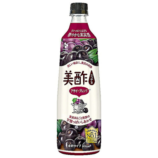 CJジャパン 美酢(ミチョ) アサイーブレンド 800mlペットボトル×12本入【日本出荷】