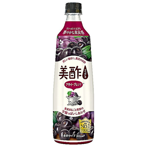 CJ Japan Micho Acai Blend 800ml plastic bottle x 12 bottles [Shipped in Japan]