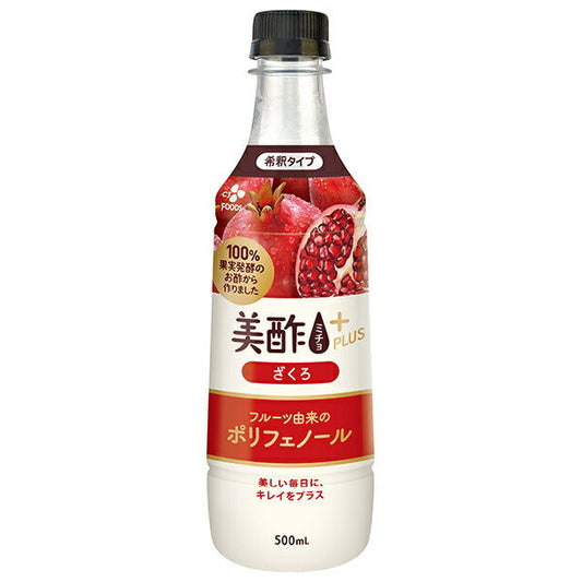 CJ Japan CJ Japan Micho Plus Pomegranate 500ml plastic bottle x 24 pieces [Shipped in Japan]