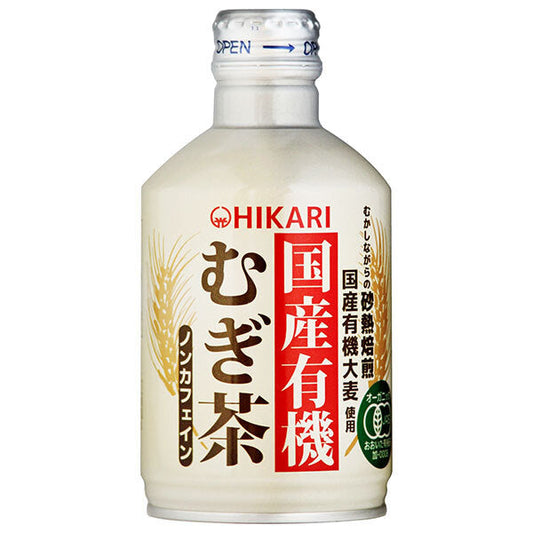 Hikari Foods Domestic Organic Barley Tea 275g x 24 bottles [Shipped in Japan]