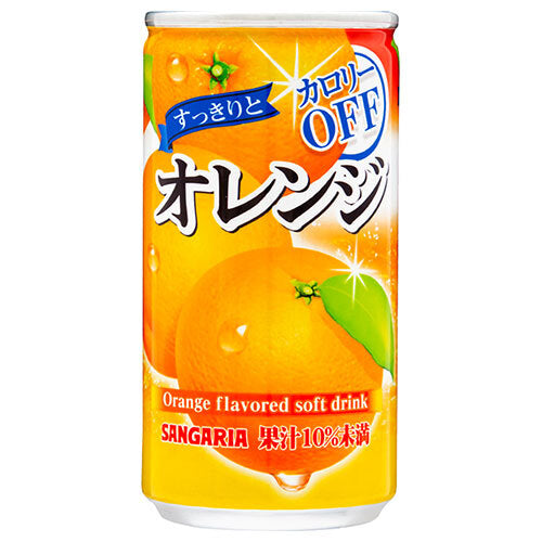 Sangaria Refreshing Orange 185g Can x 30 Cans [Ships from Japan] 