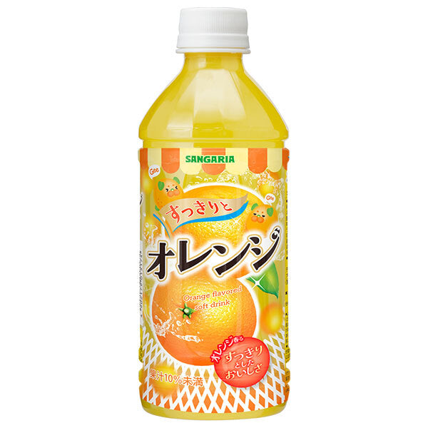 Sangaria Refreshing Orange 500ml plastic bottle x 24 bottles [shipped in Japan]