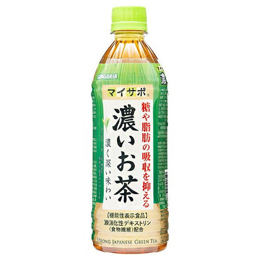 サンガリア マイサポ 濃いお茶 500mlペットボトル×24本入【日本出荷】