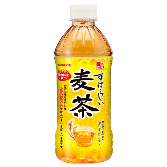Sangaria Amazing Barley Tea 500ml PET bottle x 24 pieces [Shipped in Japan]