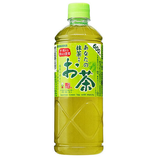 Sangaria Your Matcha Tea 600ml plastic bottle x 24 bottles [shipped in Japan]