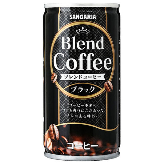 Sangaria Blend Coffee, Black, 185g Can x 30 Cans [Ships from Japan] 