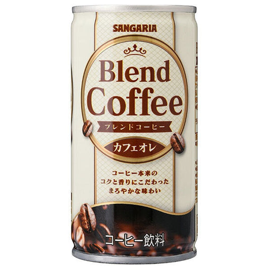Sangaria Blend Coffee Cafe au Lait, 185g Can x 30 Cans [Ships from Japan] 