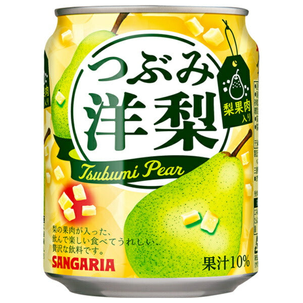 Sangaria Tsubumi Pear 280g can x 24 pieces [Shipped in Japan]