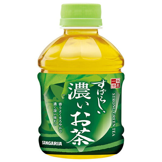 サンガリア すばらしい 濃いお茶 280mlペットボトル×24本入【日本出荷】