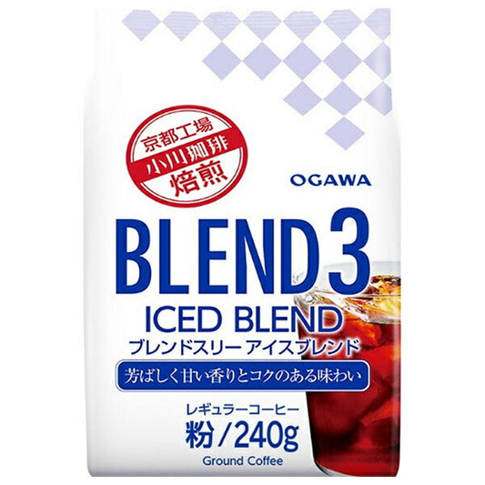 Ogawa Coffee Blend 3 Ice Blend Powder, 240g x 12 bags [Ships from Japan] 