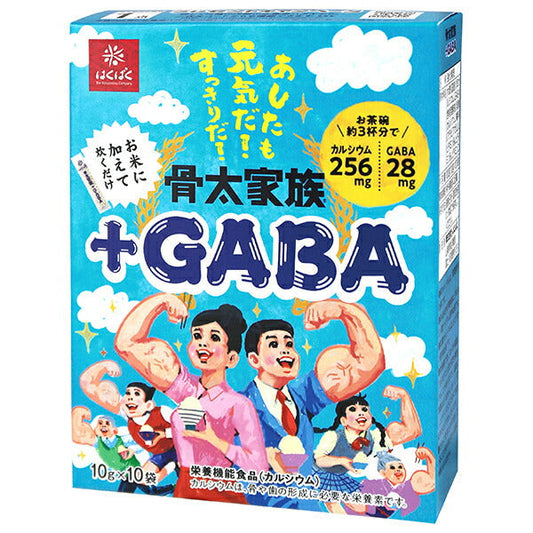 はくばく 骨太家族 +GABA 100g(10g×10袋)×12個入【日本出荷】