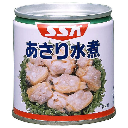 SSK Boiled Clams, 180g Can x 24 [Ships from Japan] 