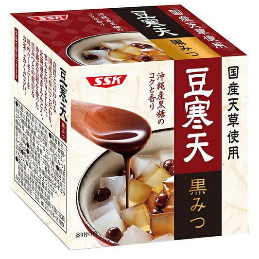 SSK Domestic Amakusa black mitsumame agar 230g x 12 pieces [shipped in Japan]
