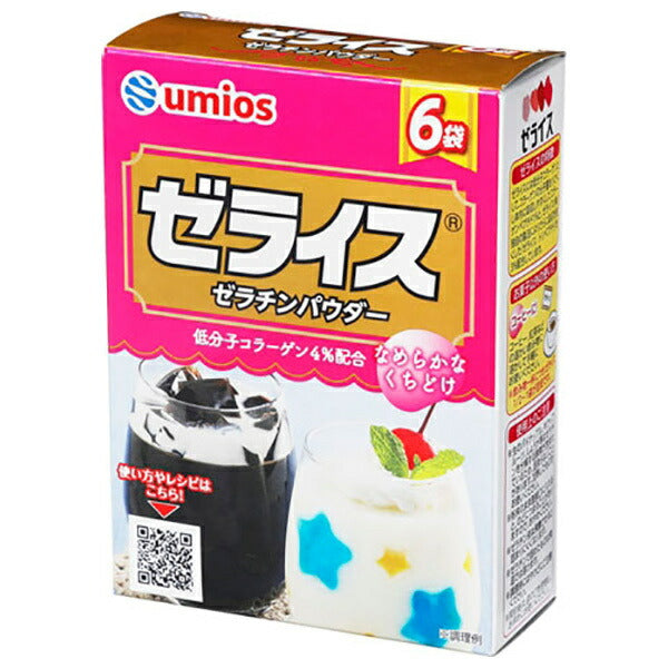 Umios ゼライス (5g×6)×10個入【日本出荷】
