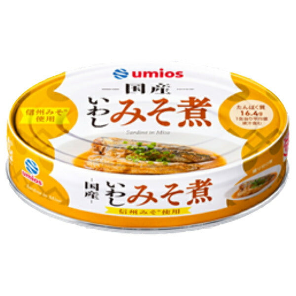 Umios いわしみそ煮 100g×30個入【日本出荷】