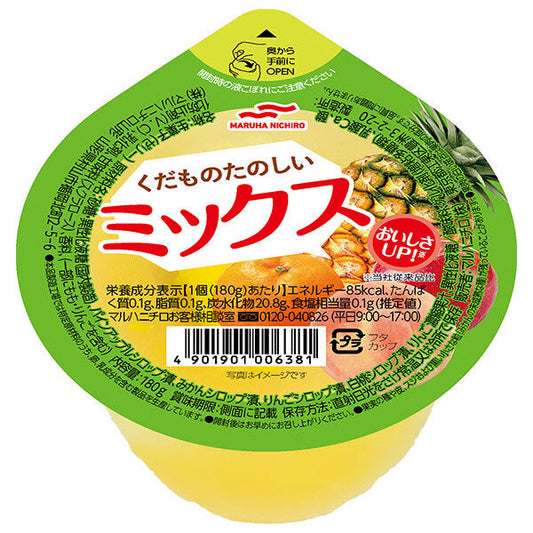 Umios くだものたのしい ミックス 180g×24(6×4)個入【日本出荷】