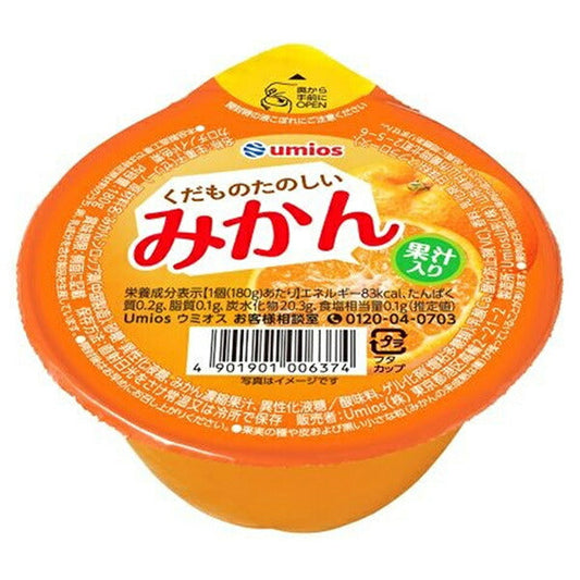 Maruha Nichiro Fruit Fun Mandarin Oranges 180g x 24 (6 x 4) pieces [Shipped in Japan]