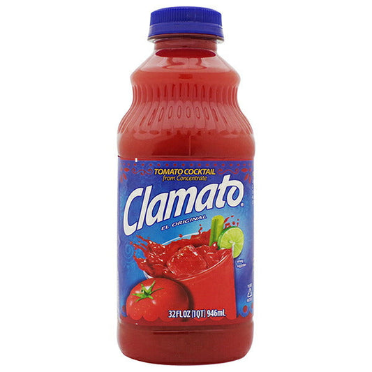 Mott's Clamato Tomato Cocktail, 946ml PET Bottles x 12 [Ships from Japan] 