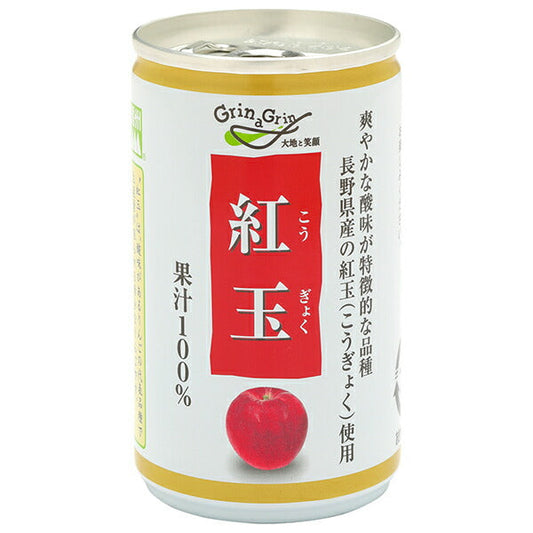 長野興農 信州 紅玉 りんごジュース 160g缶×30本入【日本出荷】