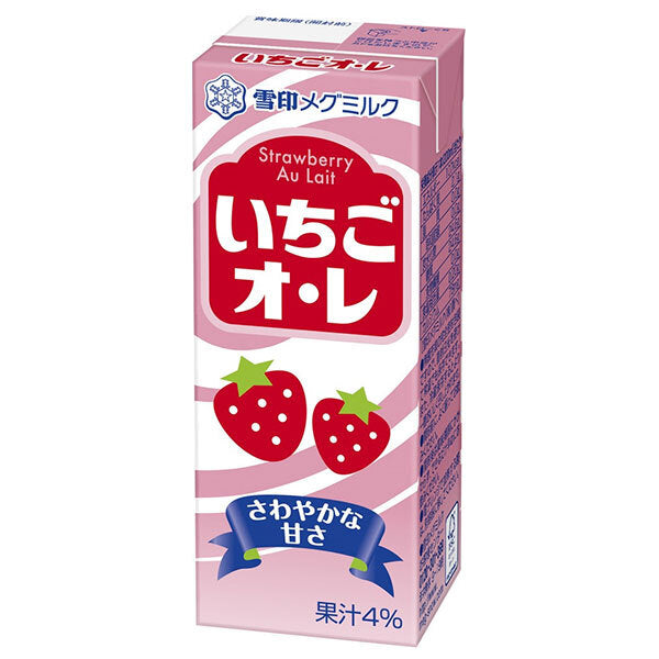 Megmilk Snow Brand Strawberry Ole 200ml paper pack x 18 pieces [shipped in Japan]