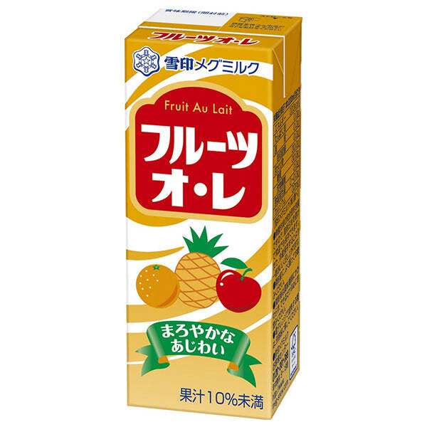 Megmilk Snow Brand Fruit Ole 200ml paper pack x 18 pieces [shipped in Japan]