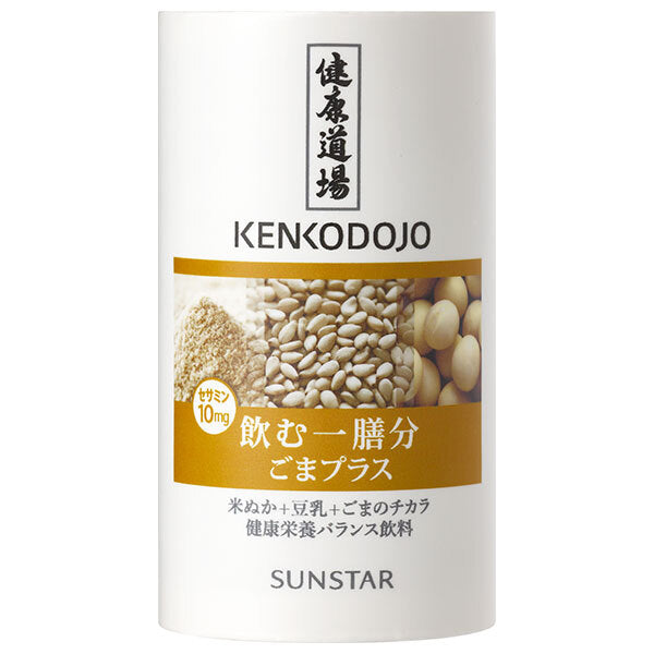 Sunstar Kenko Dojo Drinking Single Serving Sesame Plus 160g Cartocan x 30 pieces [Shipped in Japan]