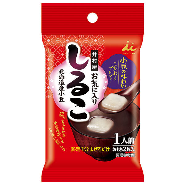 井村屋 お気に入りしるこ 1人前 34g×72(6×2)袋入【日本出荷】