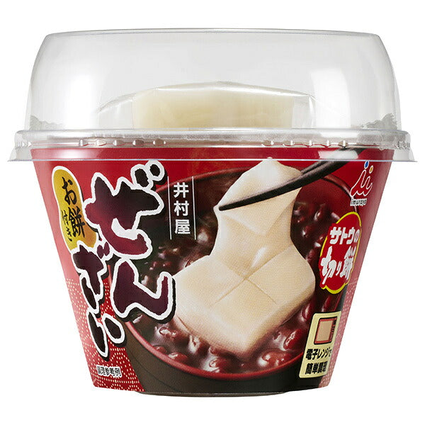 Imuraya Zenzai Sweet Red Bean Soup with Mochi 160g x 16 [Ships from Japan]