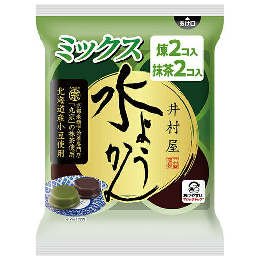 井村屋 袋入 水ようかんミックス (62g×4個)×10袋入【日本出荷】