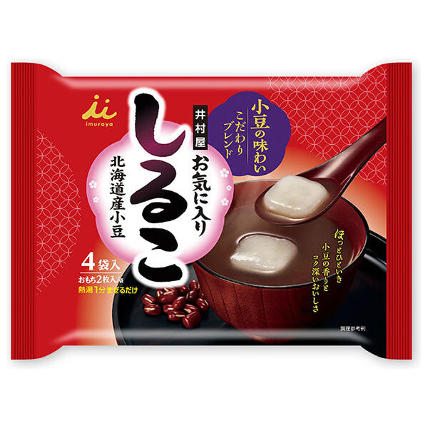 Imuraya Favorite Shiruko 136g (34g x 4 Sachets) x 12 (6 x 2) Packs [Ships from Japan]