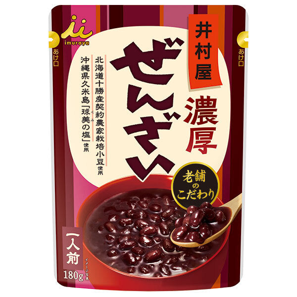 Imuraya Rich Zenzai 180g x 30 (5 x 6) Bags [Ships from Japan]