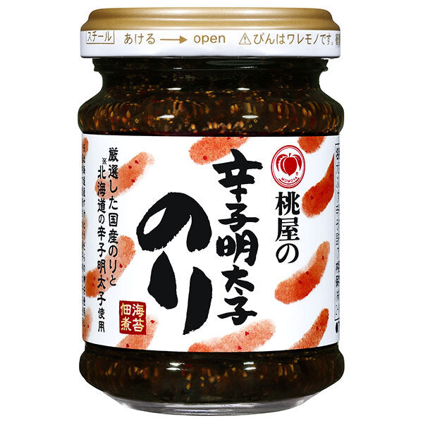 Momoya Spicy Mentaiko Nori Seaweed, 95g Bottle x 6 [Ships from Japan] 