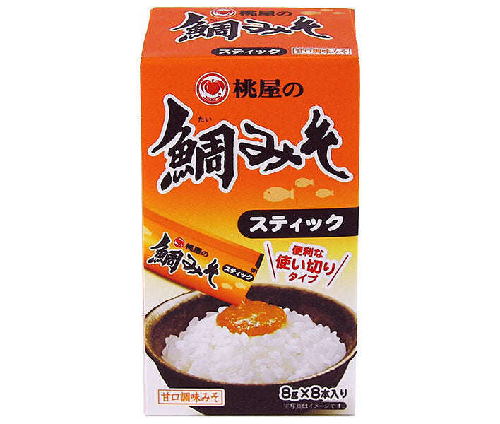 Momoya Momoya's sea bream miso stick 64g (8g x 8P) x 6 pieces [shipped in Japan]