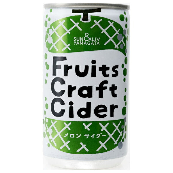 Yamagata Foods FruitsCraftCider Melon 200ml can x 30 pieces [Shipped in Japan]