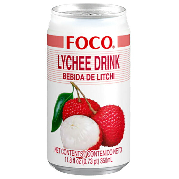 FOCO フォコ ライチドリンク 350ml缶×24本入【日本出荷】